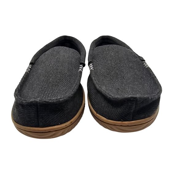 Dearfoams Men's Slippers Charcoal Gray New Without Tags Sz 11-12 - Picture 3 of 10